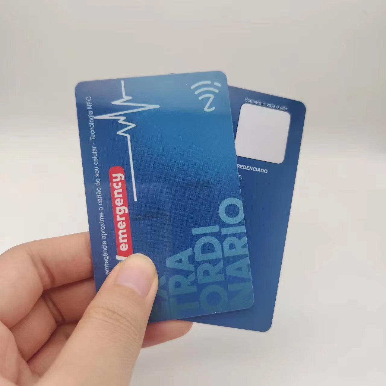 CR80 HF 85.5*54mm Ntag 424 DNA New energy vehicle access Control card/nfc payment card