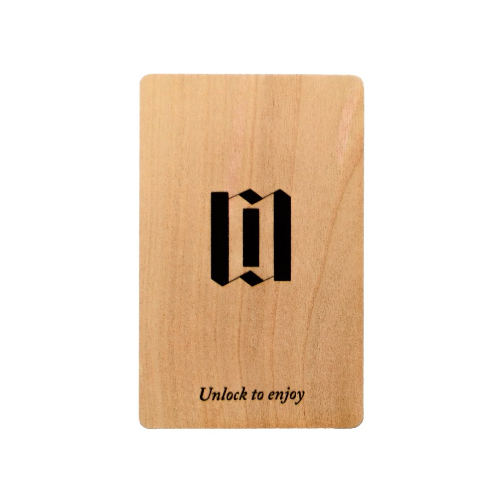 Irregular rfid card custom carte rfid bamboo card