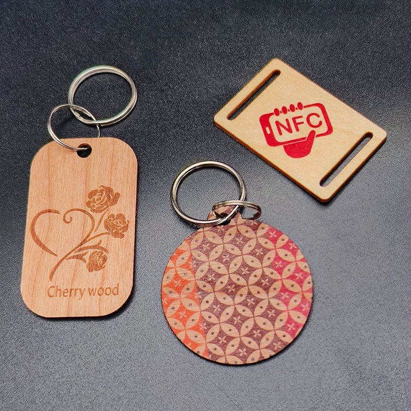 Irregular rfid card custom carte rfid bamboo card