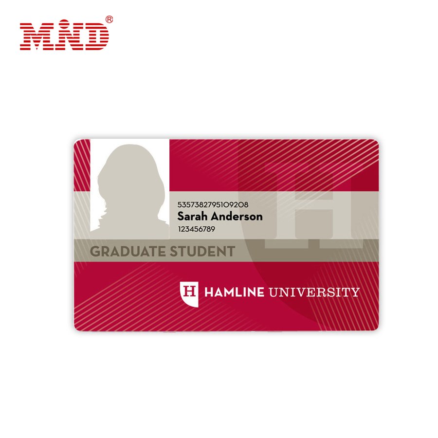 Full Color Printing Access Control PC Badge Card PVC Card With Chip