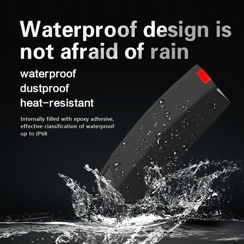 COOLCODE CR08 Contactless 14443A Smart IC M1 Card Reader 13.56MHz Wiegand Rfid Access Control Card Reader for Building Entrance