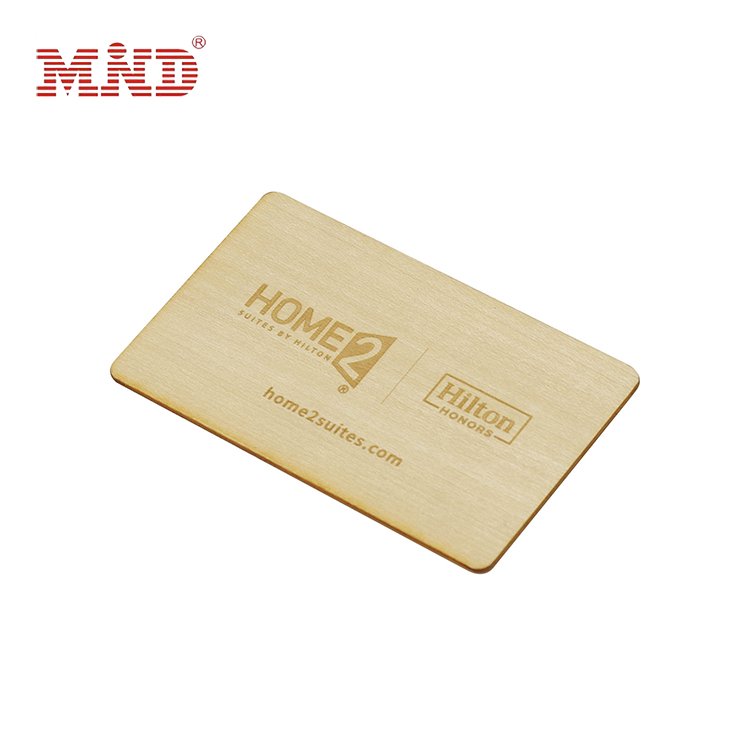 Customized Printing Key Bamboo Wooden Key Card Door Lock Hotel System Smart Card
