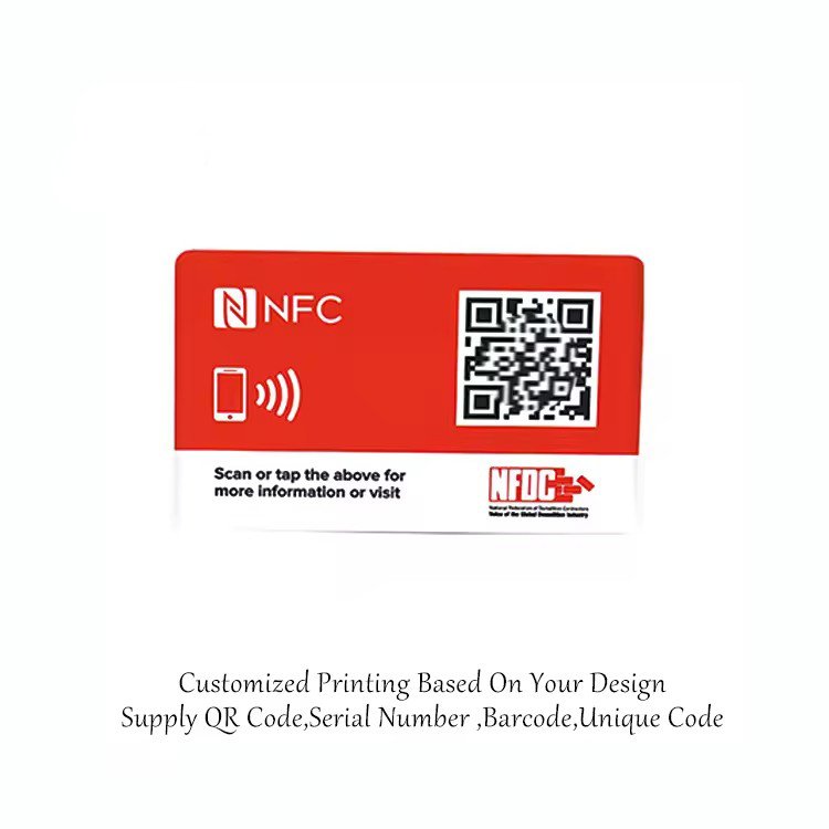 NFC Keychain Plastic PVC Contactless Smart Chip Card Access Control Rewritable RFID Card Key Fobs