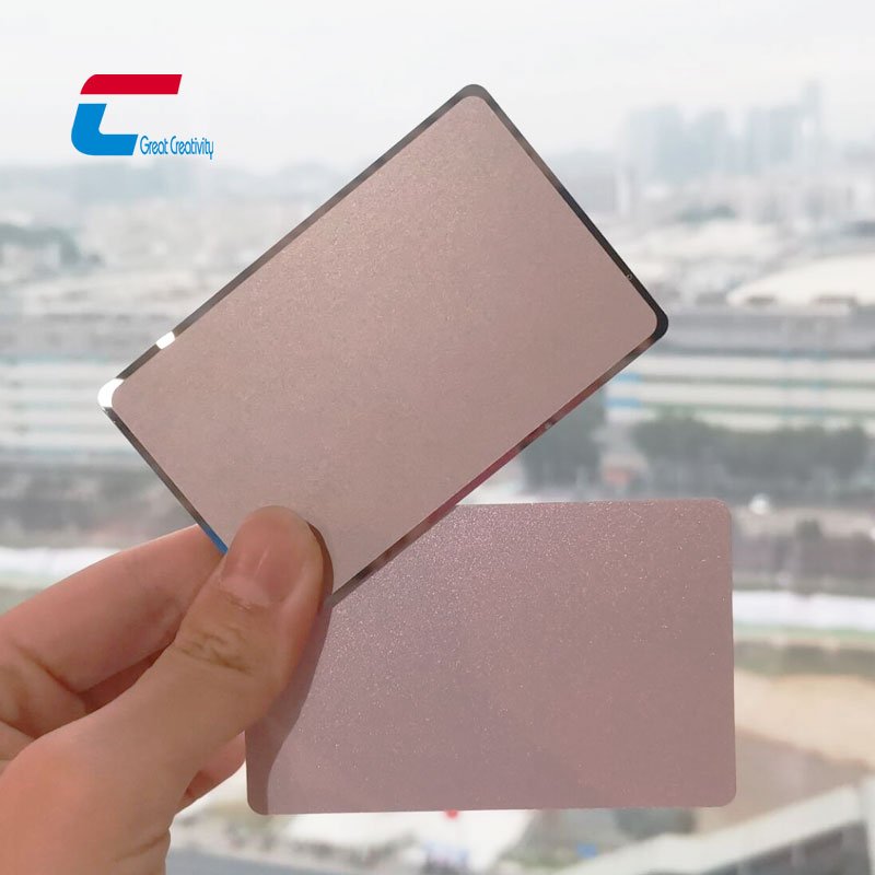Personalized NFC Metal Bank Card with NFC Chip Brushed Metal NFC Card for Payment