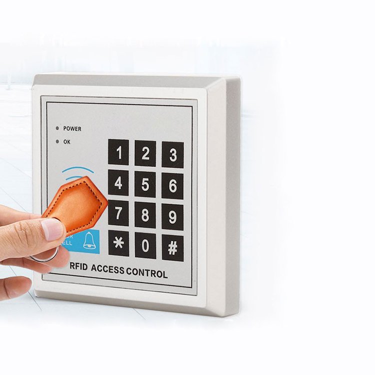 LT-15 RFID Hexagon Leather Keychain rfid 125KHz 13.56MHz Waterproof keyfob