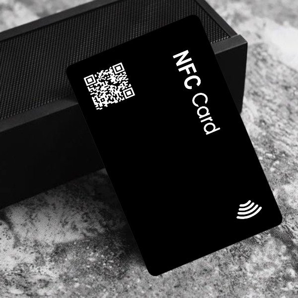 Custom design Pvc Contactless Smart Chip Black Card Access Control Nfc Rfid Business Card