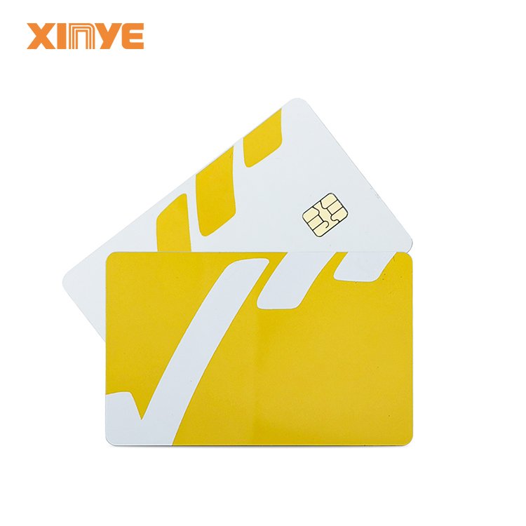 RFID contact IC cards SLE4442 chip custom blank printable PVC smart card