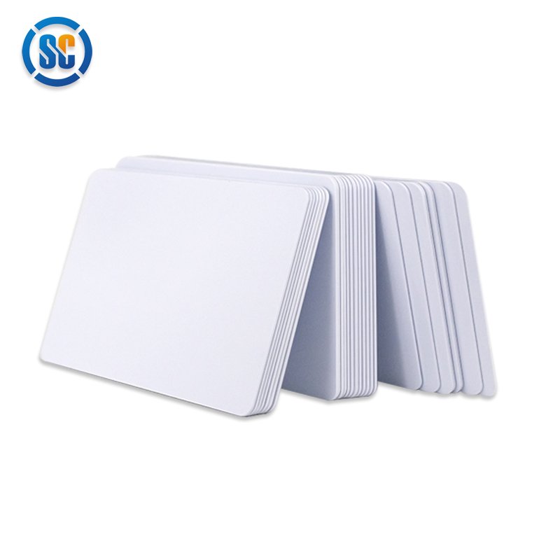 Sencan Custom Printing NFC Blank Smart Card 13.56mhz high frequency Card pvc IC blank nfc rfid card