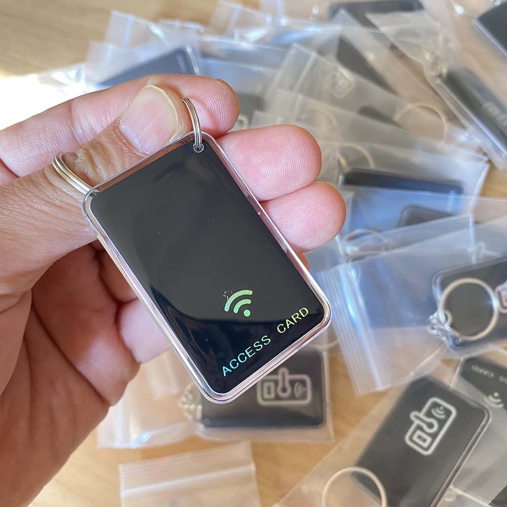 13.56MHz IC card M1 S50 Keyfobs Tags Access Control Contactless Key fob Card for Smart IC Door Locks