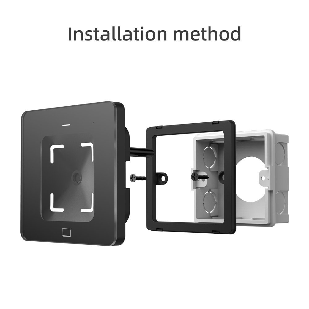 M340 RS232 485 Wg TTL qr code scanner camera module 13.56MHZ IC and writer RFID NFC Smart Card Reader access control