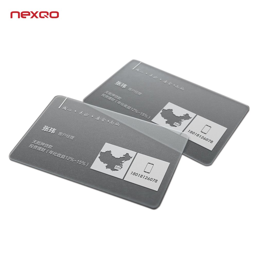 High Quality Customized/Blank RFID NFC Business Card Plastic/Paper ID Card for Self-Printing for Access Control