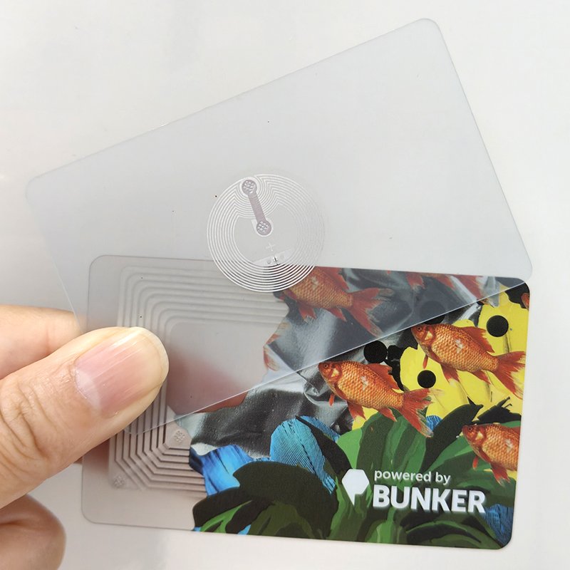 Access control contactless cards 1356 uhf rfid nfc White Blank Smart pvc plastic business pvc membership id rfid card nfc custom