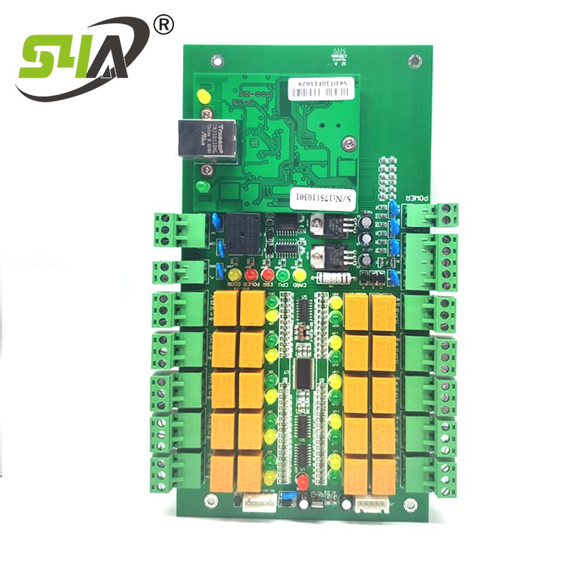 10 Relays Floors Network Elevator Lift Access Control Board Panel Tcp/Ip Network Door Access Panel Controller For Elevator