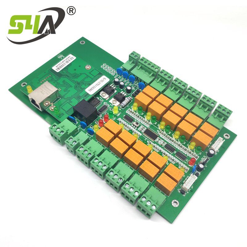 10 Relays Floors Network Elevator Lift Access Control Board Panel Tcp/Ip Network Door Access Panel Controller For Elevator