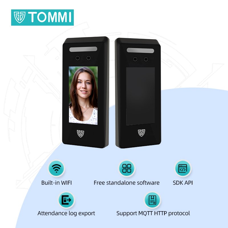 attendance access control systems & products, 4.3inch door access control system with linux face facial recognition SDK API