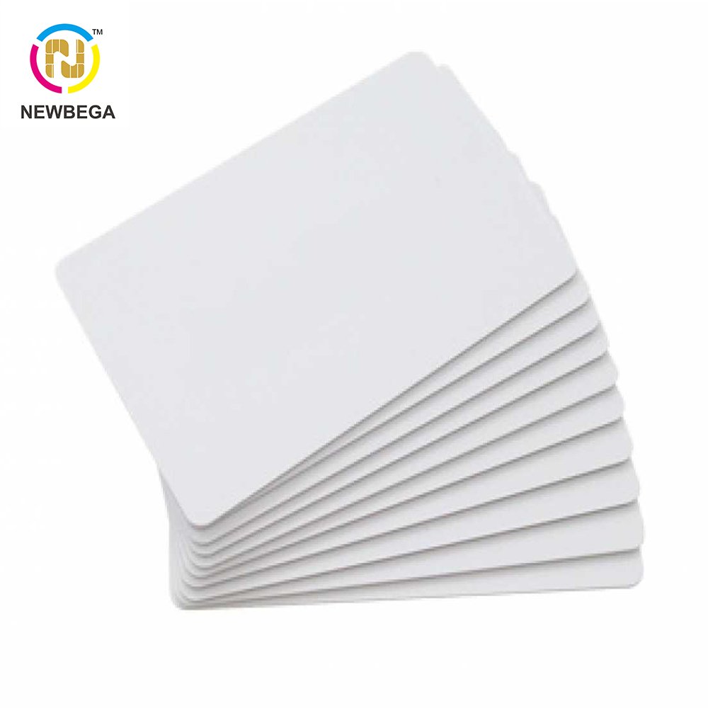 Glossy finish PVC White NFC Card NFC213 Blank Card for NFC Digital Business Card Tap