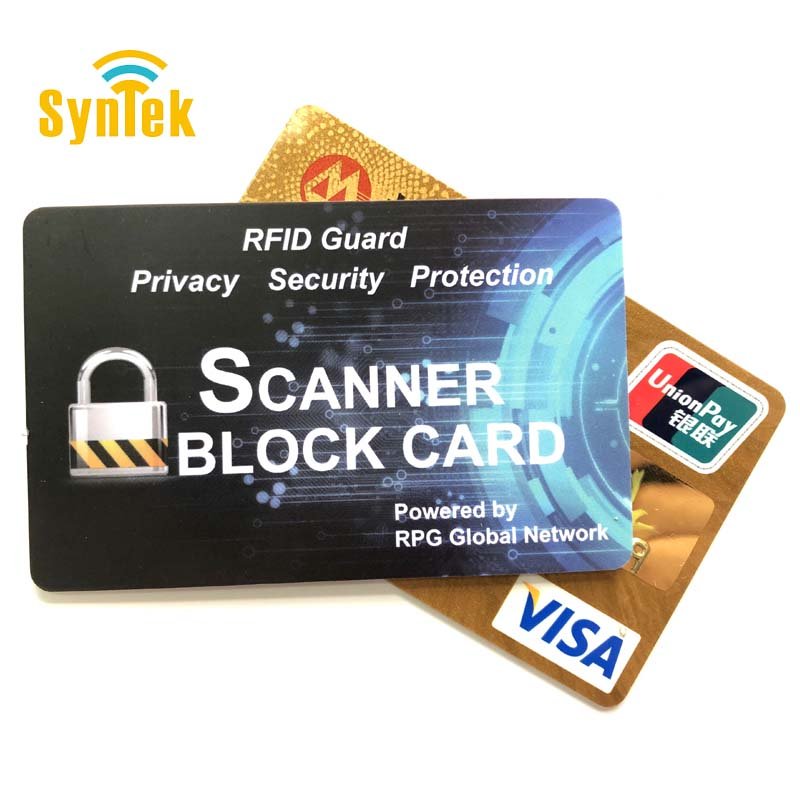 Active RFID Blocking Scanner Guard Cards without Charging, Bank Card Protector