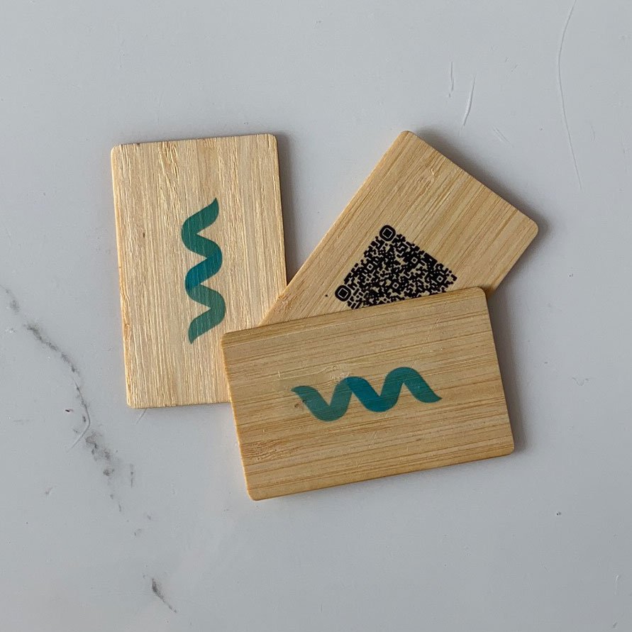 customized print colorful print 13.56mhz chip Bamboo Wood nfc business Card , cherry wooden RFID Access Control Card