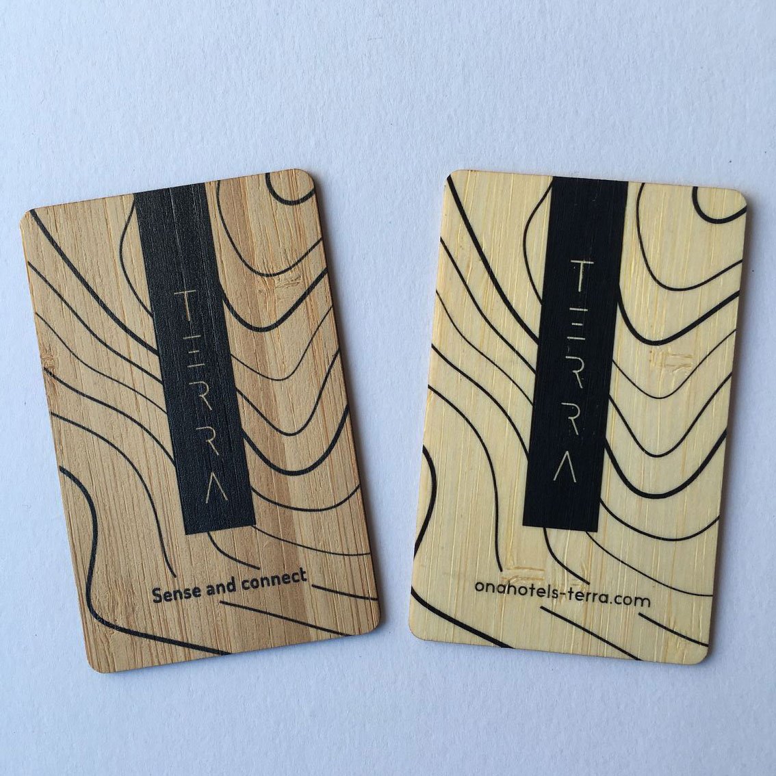 customized print colorful print 13.56mhz chip Bamboo Wood nfc business Card , cherry wooden RFID Access Control Card