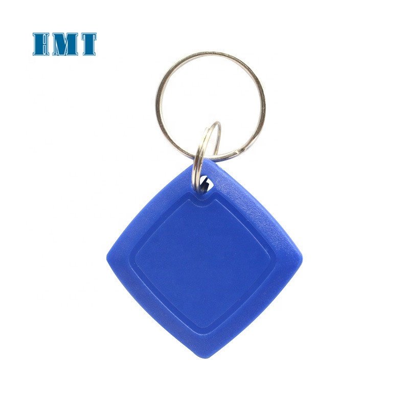 13.56MHz HF waterproof RFID ABS Keychain Custom Logo Colorful Rfid Key Chain access control card Keyfob Tag
