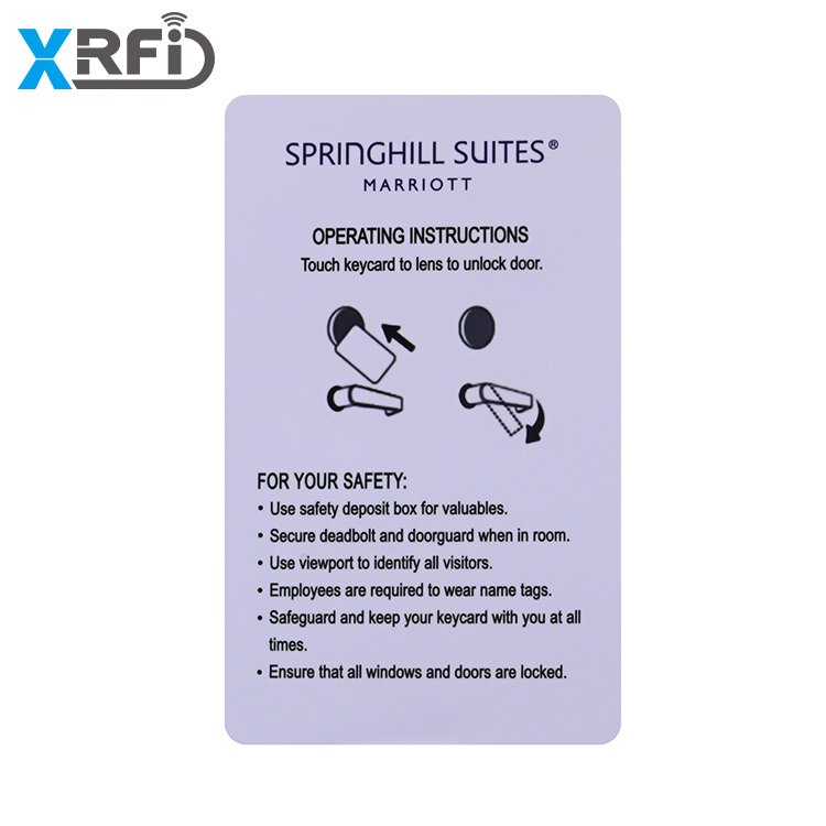 Customized Encrypted Smart RFID Key Card 13.56Mhz MF 1K/4K Access Control PVC RFID Hotel Key Card