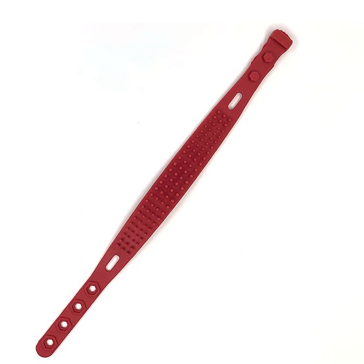 Adjustable RFID NFC Silicone Wristbands For Door Access Control Social Media Sharing Business Card Payment Security System