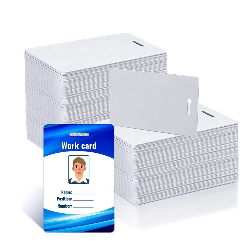Low Frequency Card 125khz Door Access Control Blank White RFID Card Rfid Key Card