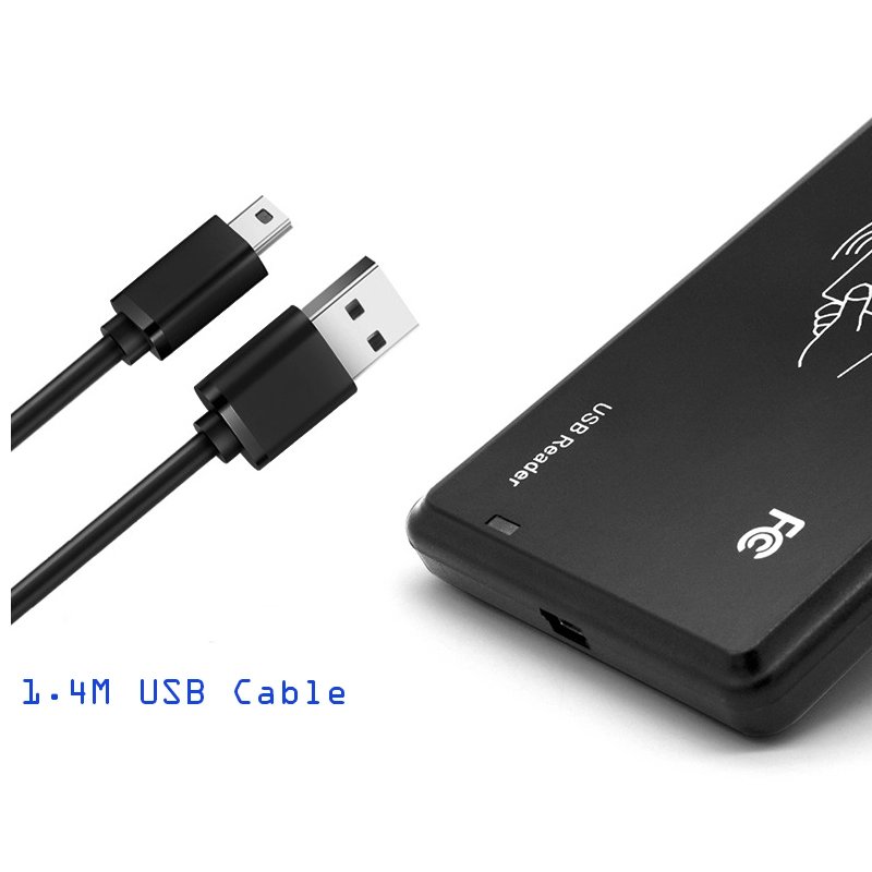 13.56mhz RFID HF card reader Contactless USB Interface LF Smart Card Reader