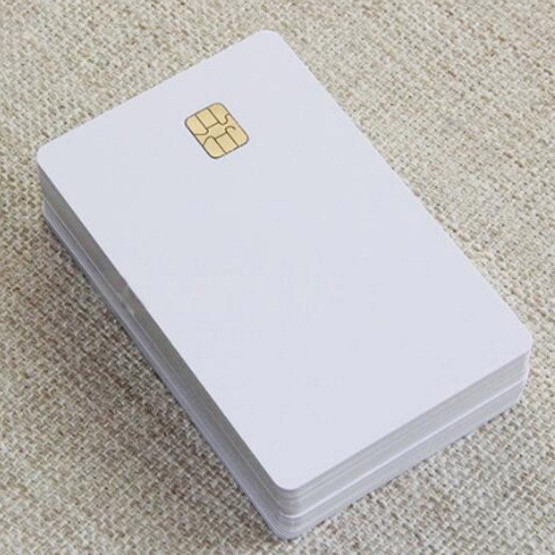 Sle5542 chip white PVC contact chip 4442 blank non-contact inkjet printing smart card