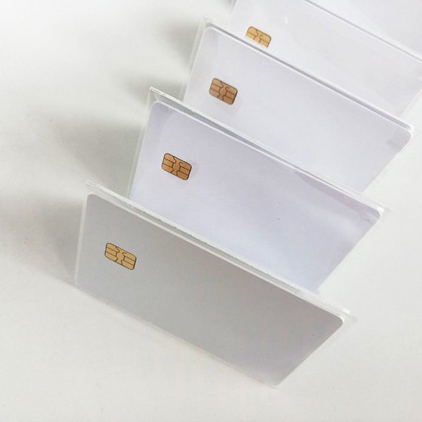 Sle5542 chip white PVC contact chip 4442 blank non-contact inkjet printing smart card