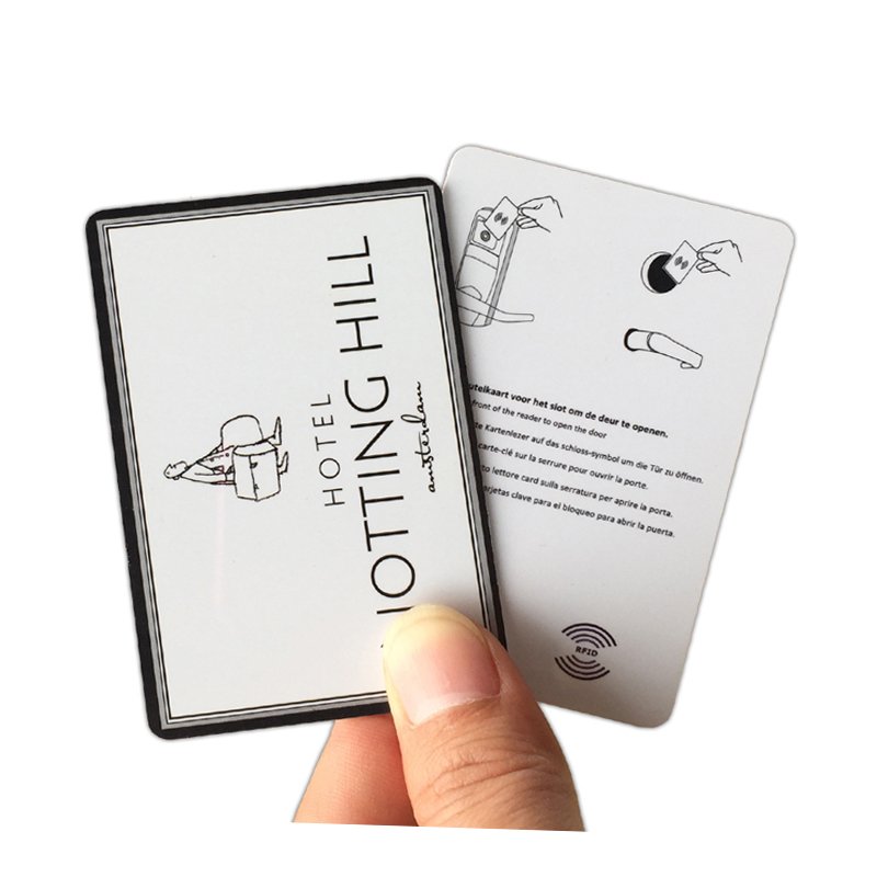 Customized Smart Chip Nfc Rfid Hotel Key Card 13.56mhz 1k 4k Plastic Pvc Access Card Room Key Card