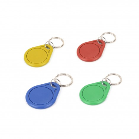 125Khz Key Writable EM ID T5577 Hotel Keyfobs Ring Card Proximity Token Access Duplicate RFID keychain