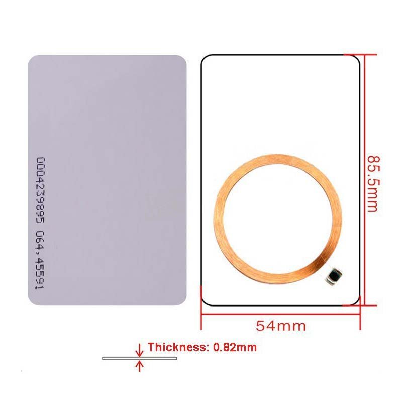 Smart Hotel Key Card for MI FARE DES Fire EV1 2K Security RFID Blank Access Control Security Access Cards