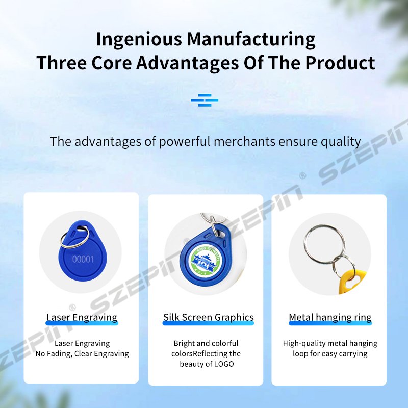 125Khz Key Rewritable Writable Rewrite EM ID RFID Tag Ring Card Proximity Token Access Duplicate T5577 keyfobs
