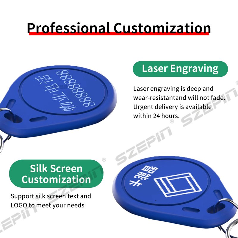 125Khz Key Rewritable Writable Rewrite EM ID RFID Tag Ring Card Proximity Token Access Duplicate T5577 keyfobs