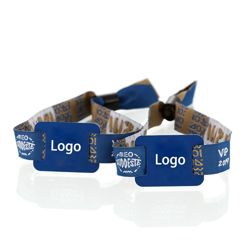 125khz Rfid Wristband fabric Bracelet Contactless woven wristband Access Control card For Hotel