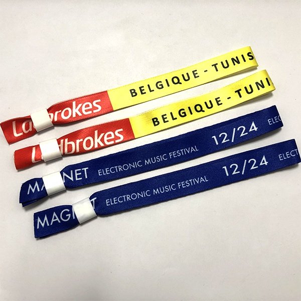 125khz Rfid Wristband fabric Bracelet Contactless woven wristband Access Control card For Hotel