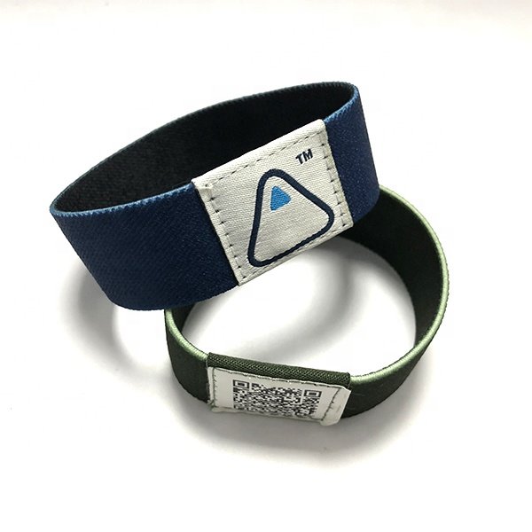 125khz Rfid Wristband fabric Bracelet Contactless woven wristband Access Control card For Hotel