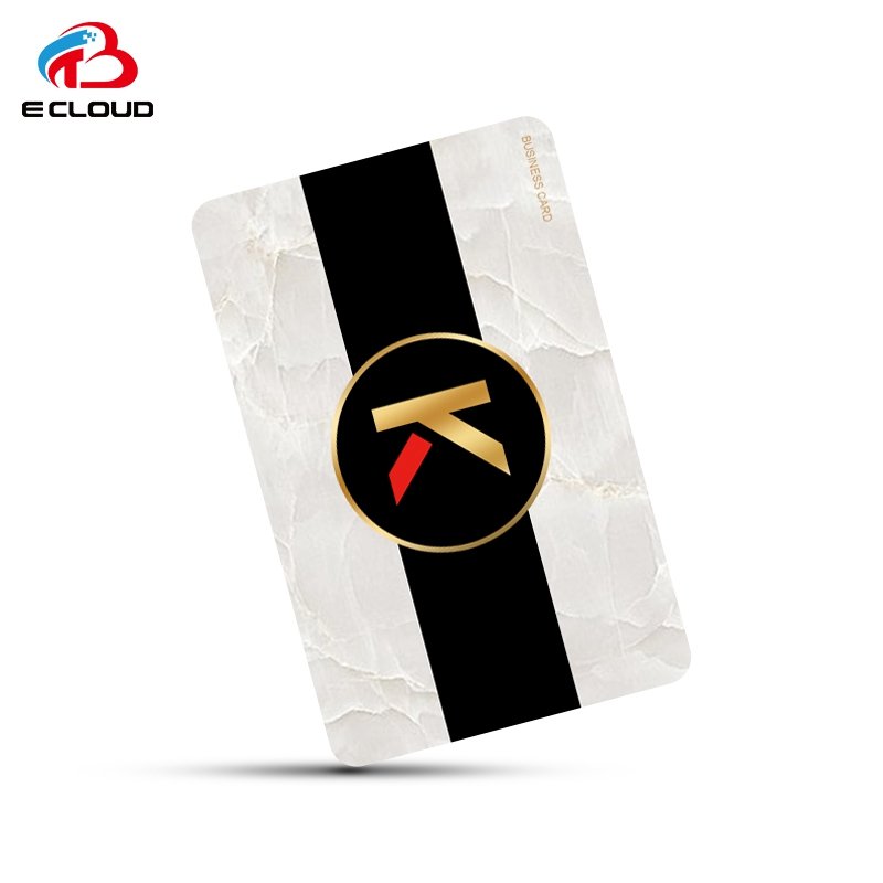 Plain Blank Matte Black Ntag216 NFC Card RFID Access Control Card Digital Business NFC Plastic Card with Chip
