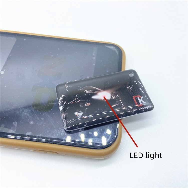 Custom Epoxy RFID NFC LED Cards For Access Control
