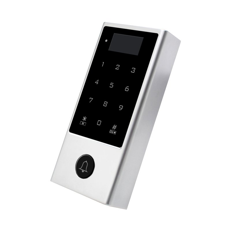 High Capacity 10000 500 Tuya WIFI Waterproof Oled Display 125khz Rfid Card Reader Touch keypad Access Control