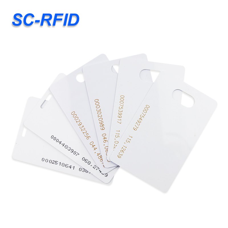 Sencan Wholesale access control card 125Khz TK4100 EM4100 RFID Identification ID Card rfid smart card