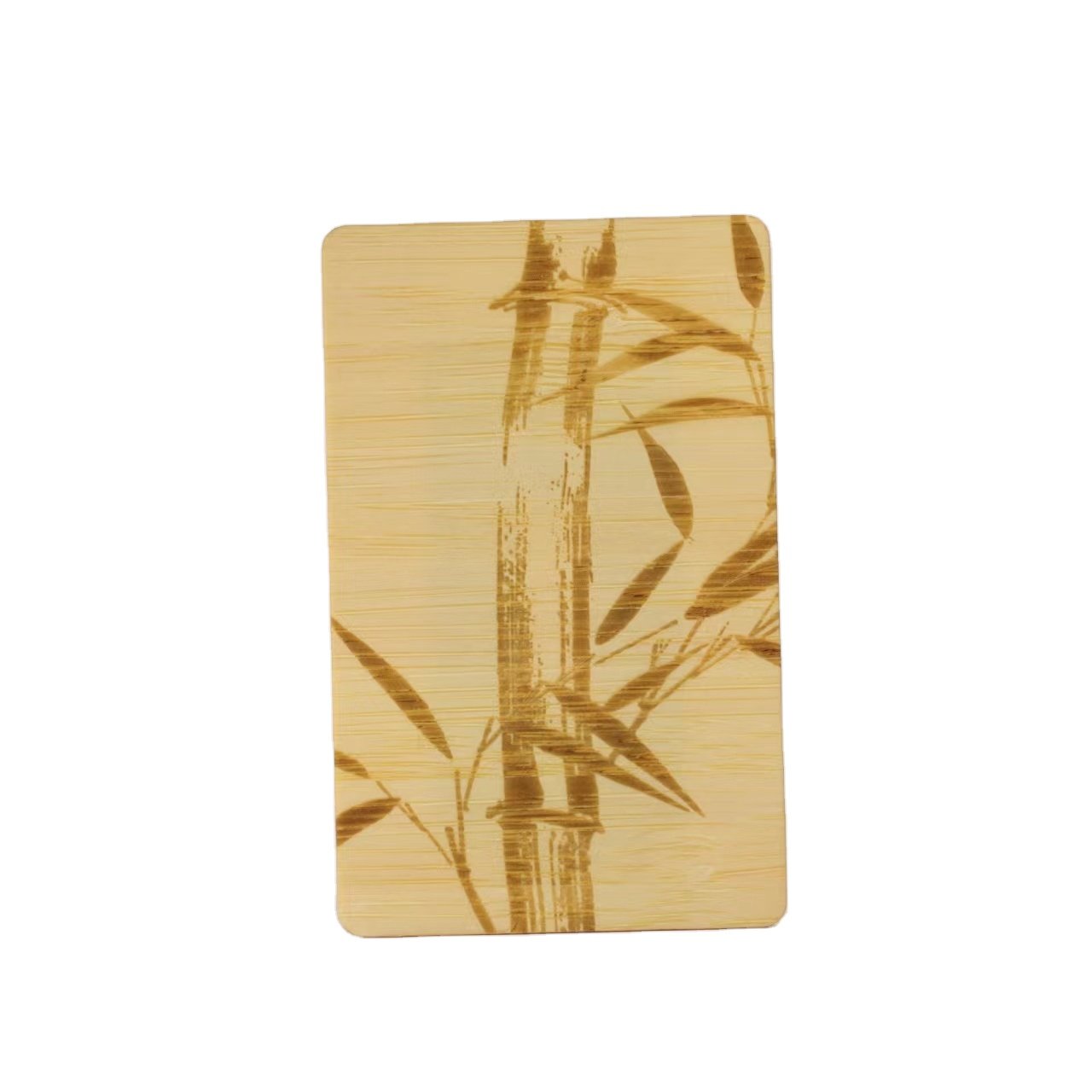 13.56Mhz Eco friendly Bamboo Wooden RFID Hotel Key Card Wood NFC Card for Hotels