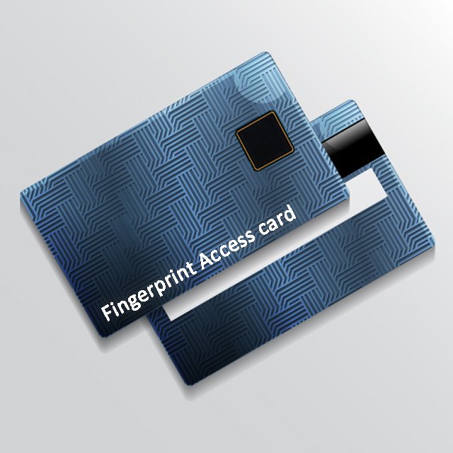 Cold Lamination Process Fingerprint Biometric Smart Card OEM/ODM Government Access Control
