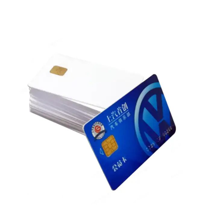 PET PVC Plastic Blank ID Card Custom cr80 Smart Card With Chip Medical Card For Inkjet Printer