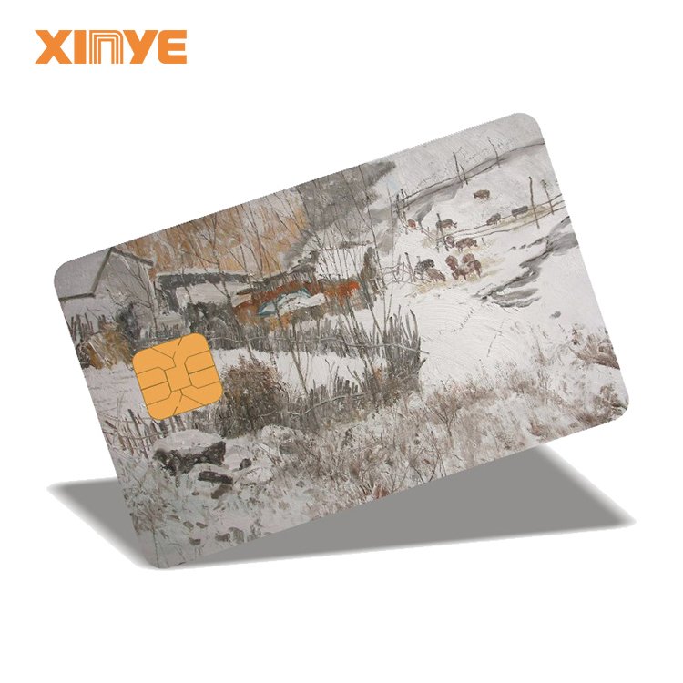 Popular RFID contact IC cards ID chip PVC blank smart card for School Access Control Member Identity Security