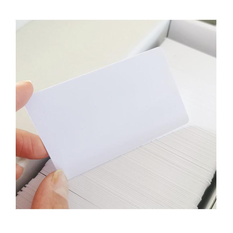 13.56MHz RFID Chip Inkjet PVC White Access Control Card Printable and Programmable for Inkjet Printers