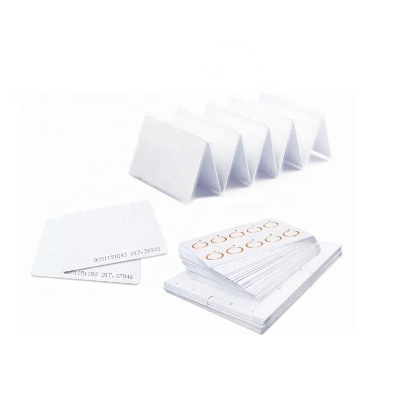 13.56MHz RFID Chip Inkjet PVC White Access Control Card Printable and Programmable for Inkjet Printers