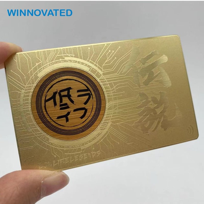 Customized RFID Access Control Card Printable Programming Metal NFC Business Card