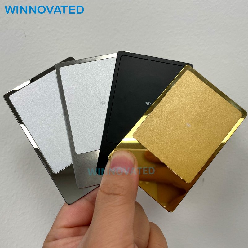 Customized RFID Access Control Card Printable Programming Metal NFC Business Card